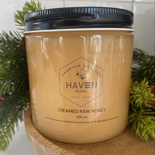 Raw Creamed Honey - 500 mL
